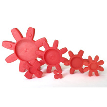 Closed Center Curved Jaw Coupling Element Polyurethane Spider